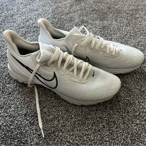 Men’s White Golf Shoes - Nike Air Zoom Infinity Tour - WORN TWICE